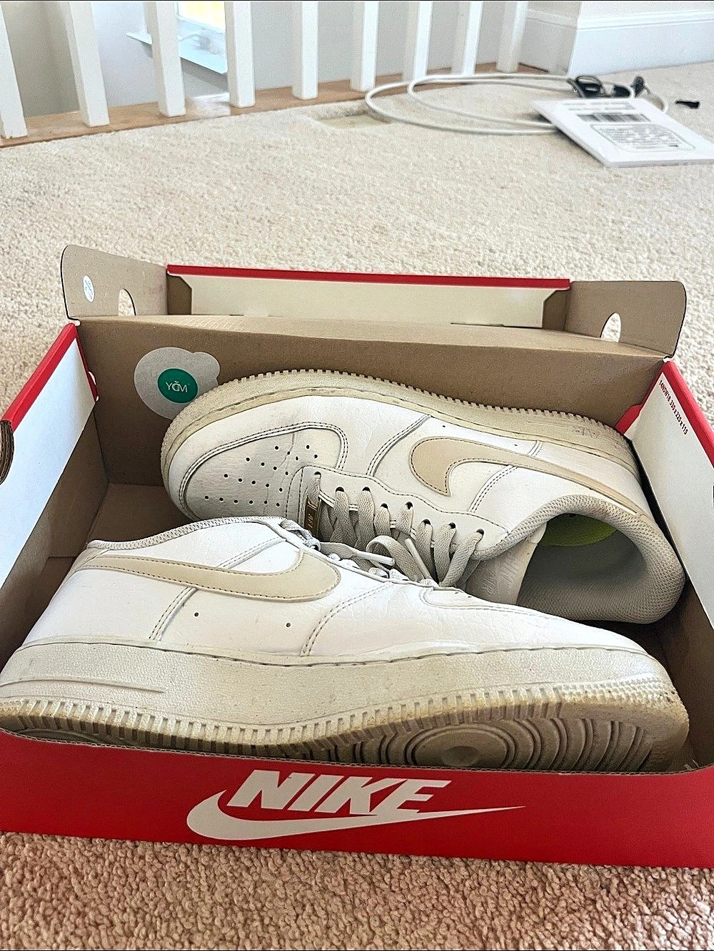 Nike Air Force 1 Women's White Sneakers